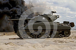 Sherman Tank Ã¢â¬â WW II photo